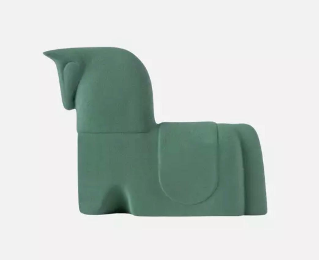 Small Knight Horse Ceramic Statues - Caspian Horse