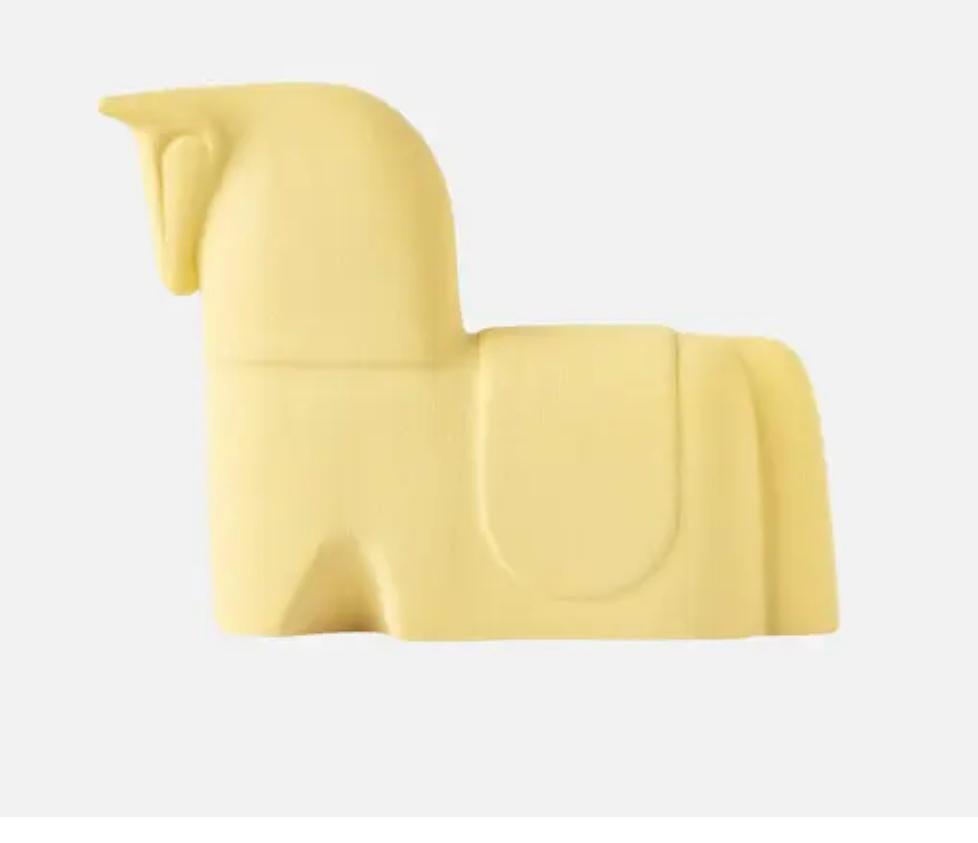 Small Knight Horse Ceramic Statues - Caspian Horse