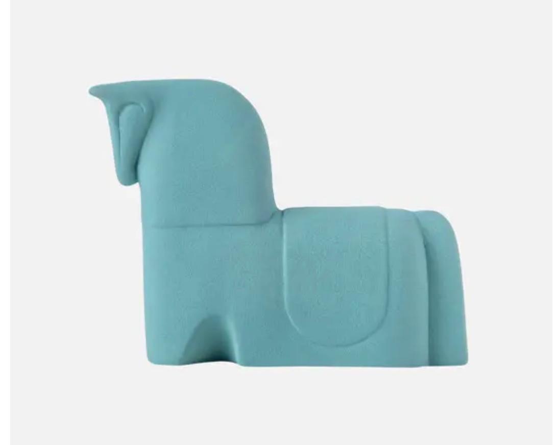 Small Knight Horse Ceramic Statues - Caspian Horse
