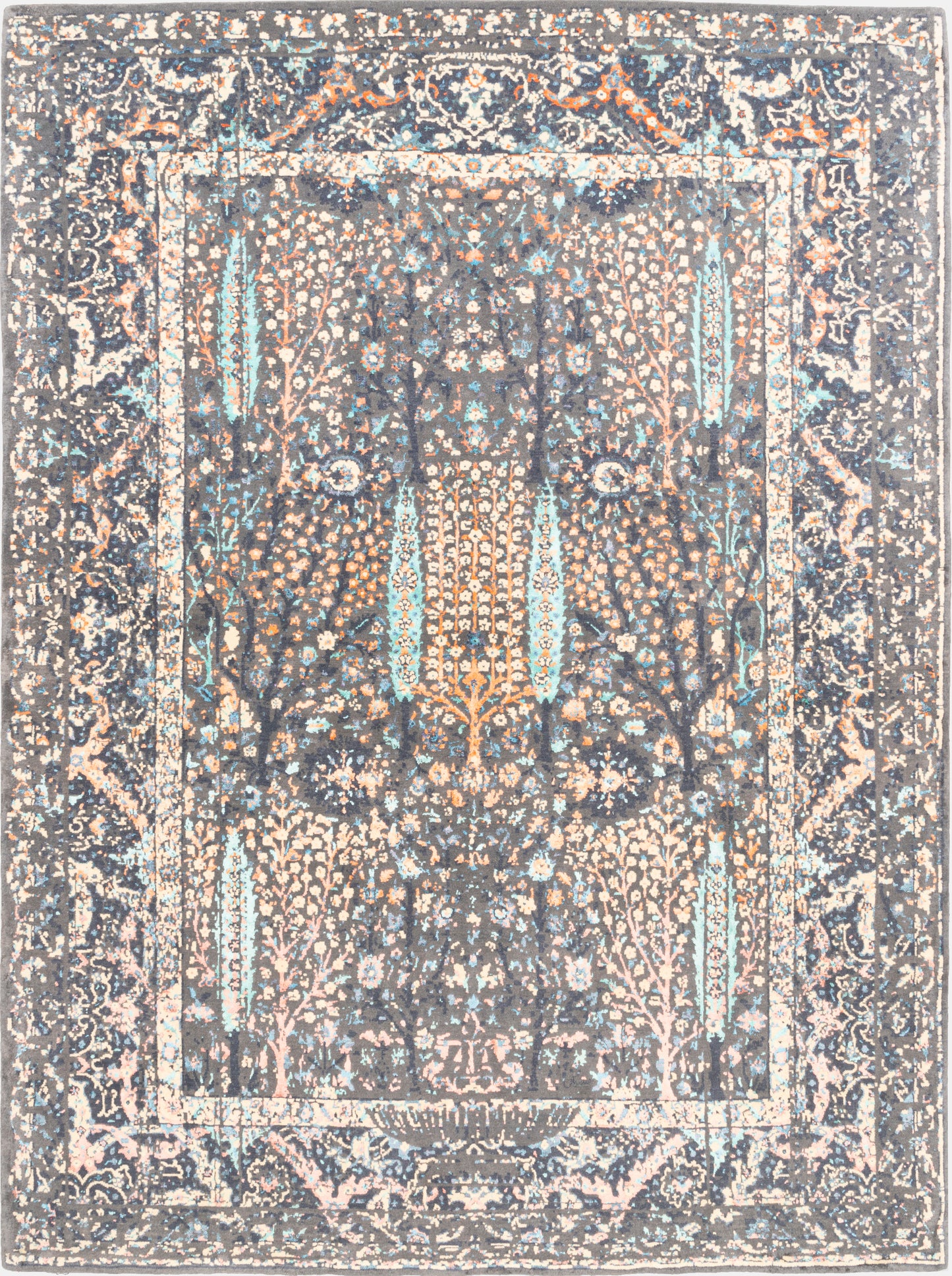 Modern garden pattern rugs