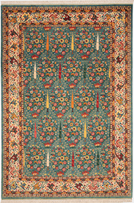 Classic Bakhtiari pine carpet