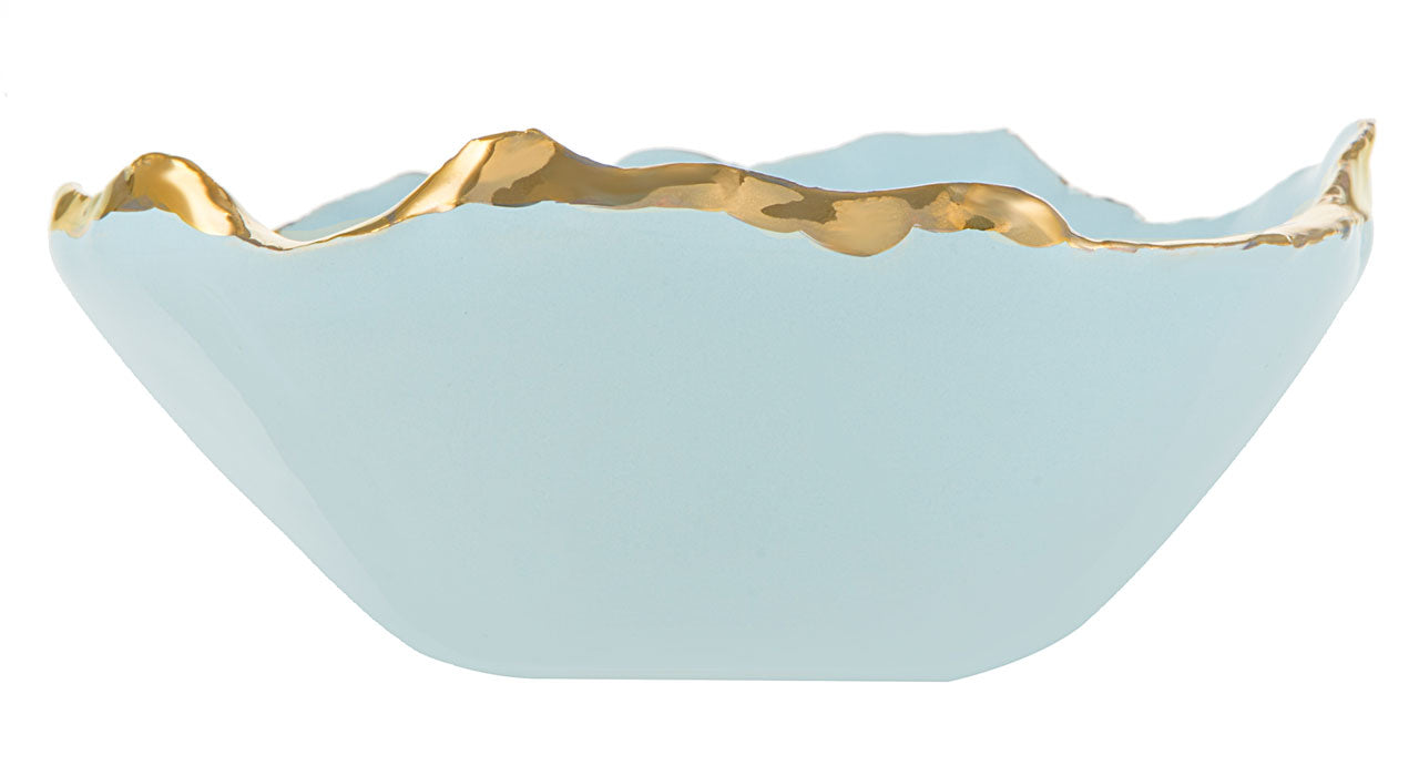 Gold Trimmed Wavy bowl - Berkeh 5.5"