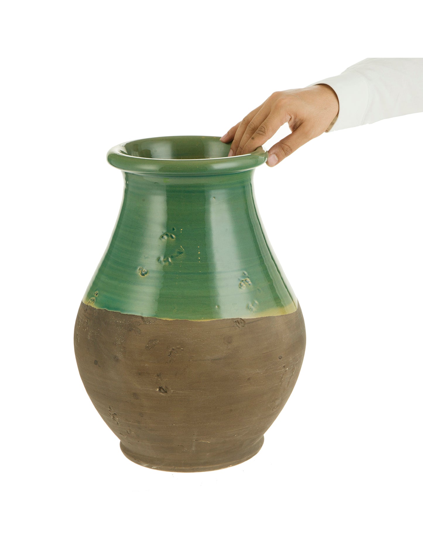 Handmade clay jug