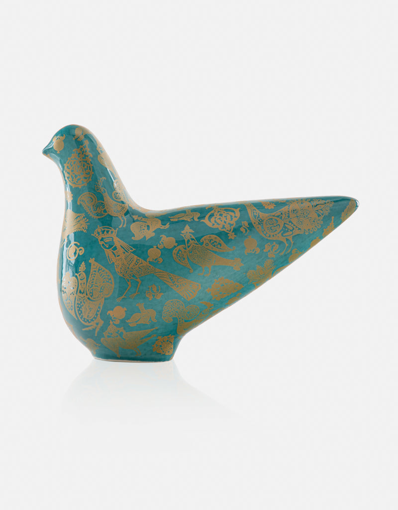 Handmade & Painted Ceramic pigeon