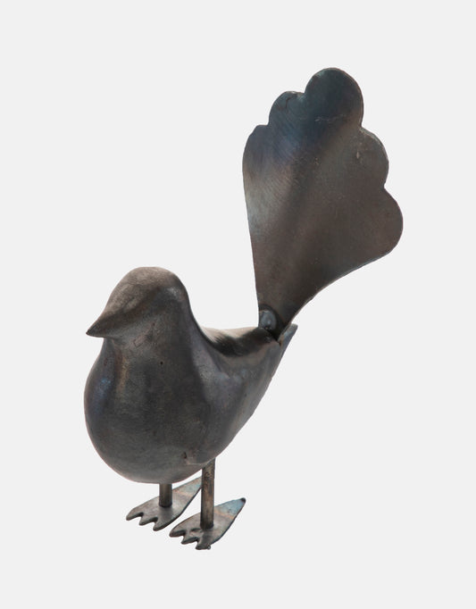 Simple short Metal Bird Statue
