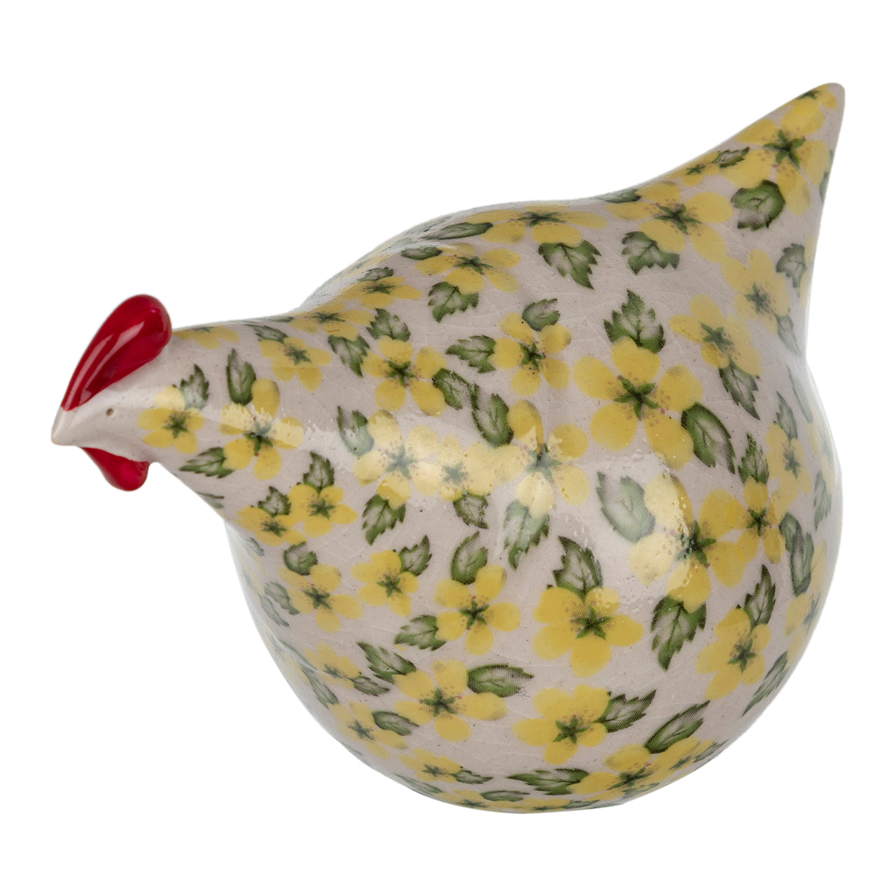 Ceramic Chicken - floral