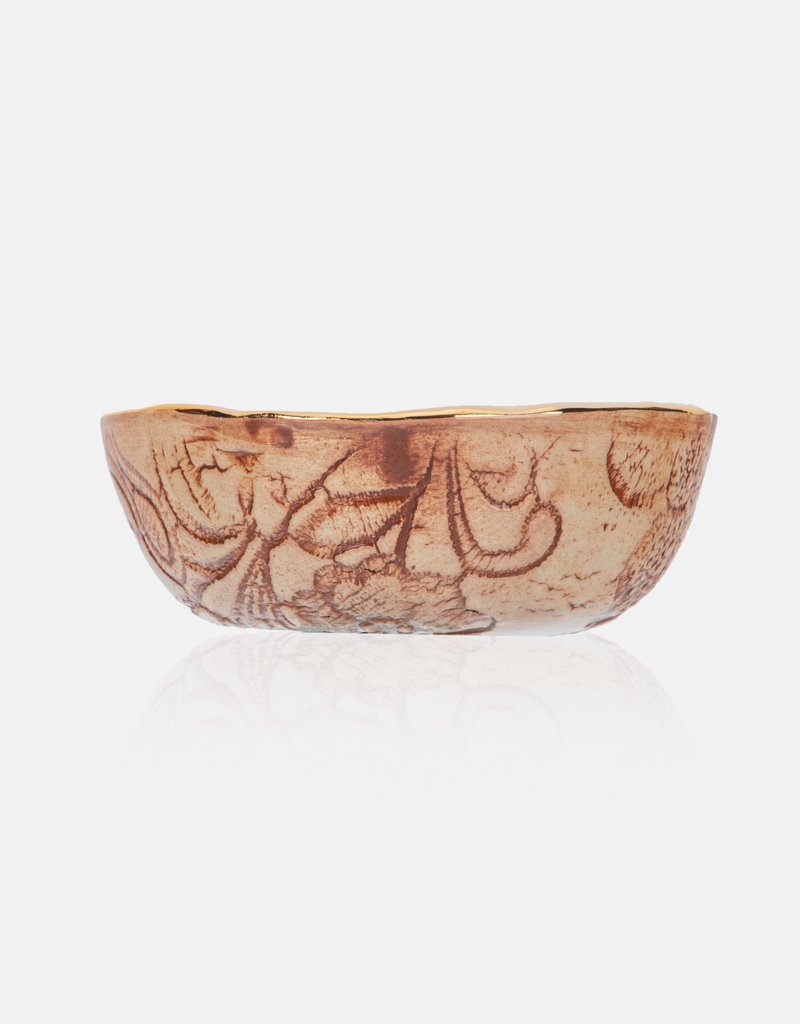 Ceramic Evil Eye Gold Plated Bowl | Miss Pop Art
