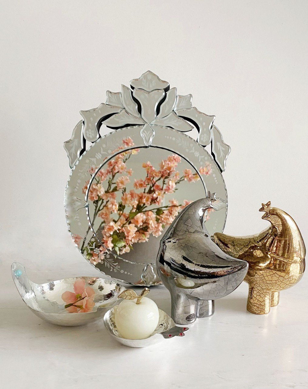 Ornate Crown Mirror