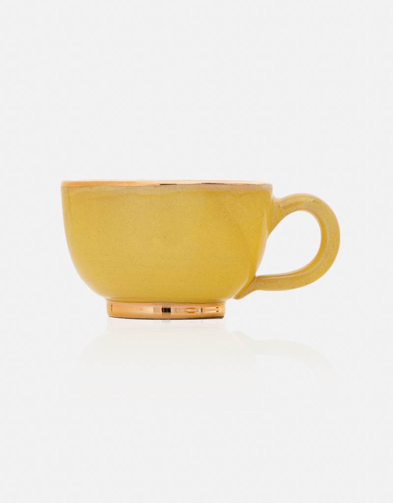 Royal Gold Luster Coffee/Tea Cup & Saucer