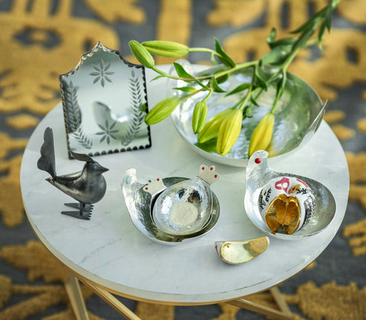 White Copper Bowls 7Sin set